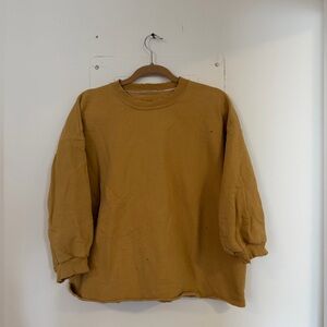 Rachel Comey Mustard Sweatshirt